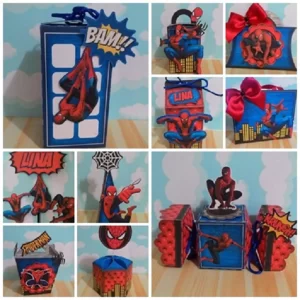 Arquivo digital Homem-Aranha Studio e PDF para decoração de aniversário e bolo