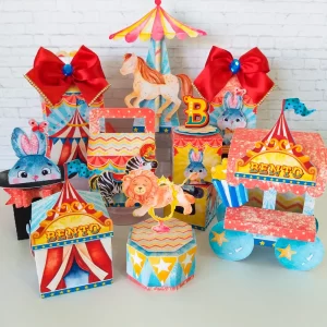 Aniversário Tema Circo Simples Studio e Pdf