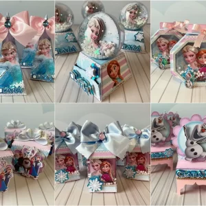 Aniversário Tema Frozen Studio, Png e Pdf