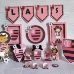 Aniversário do Flamengo Rosa Studio e Pdf