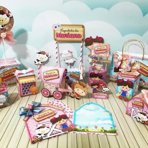 Arquivo Corte Fazendinha Studio, Png e Pdf