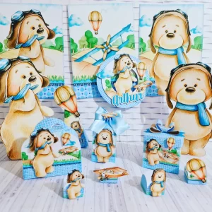 Arquivo Digital Ursinho Aviador Studio e Pdf