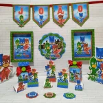 Arquivo Decoração Pj Masks Studio e Pdf