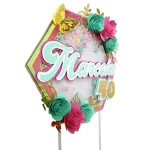 Arquivo Silhouette Topo De Bolo Floral Studio