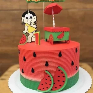 Topo de bolo Magali arquivo de corte Silhouette Studio para imprimir