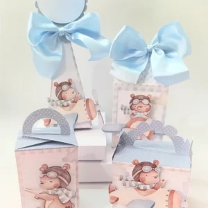 Arquivo Silhouette Ursinho Aviador Studio