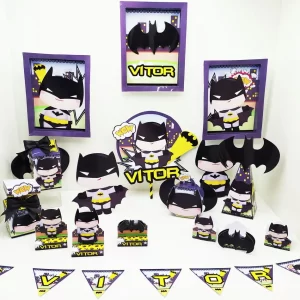 Arquivo Tema Batman Cute Studio, Png e Pdf