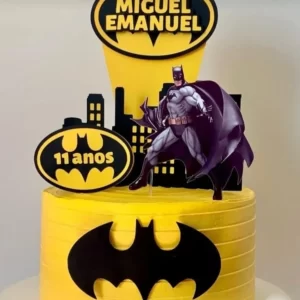Topo de bolo Batman arquivo de corte Studio para imprimir