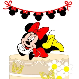 Arquivo Topo de Bolo da Minnie Studio