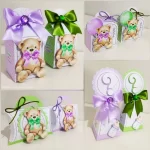 Arquivo de Corte Chá Revelação Verde e Lilás