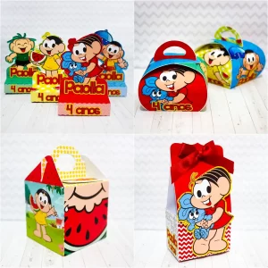 Arquivo digital Studio de corte Turma da Mônica para toppers, convites e lembrancinhas.