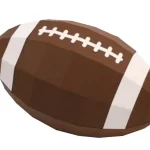 Bola Futebol Americano 3d Studio, Svg Dxf