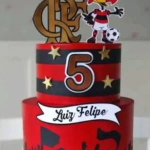 Bolo de Aniversario do Flamengo Studio
