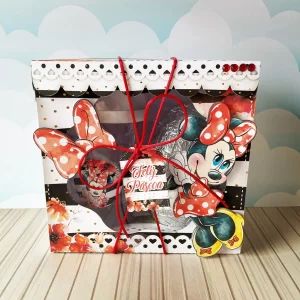 Caixa Copo Ovo Pascoa Minnie Studio, Png e Pdf