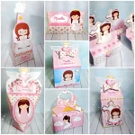 Centro de Mesa Batizado Menina Studio