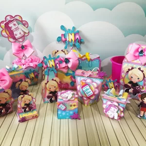 Centro de Mesa Slime Studio, Png e Pdf