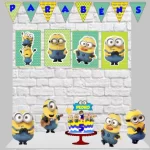 Centro de Mesa Tema Minions Studio