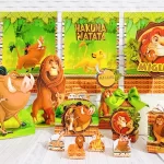 Centro de Mesa Tema Rei Leão Studio e Pdf