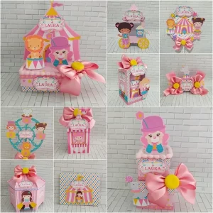 Decoração Circo Rosa Studio e Pdf