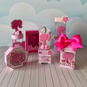 Decoracao Festa Barbie Studio, Png e Pdf