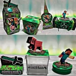 Decoração Festa Minecraft Studio