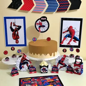 Decoração Homem Aranha Studio e Pdf