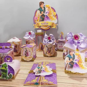 Decoração Rapunzel Luxo Studio e Pdf