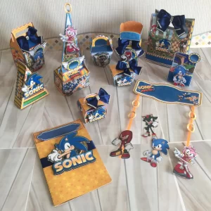 Decoração Sonic Festa Infantil Studio e Pdf