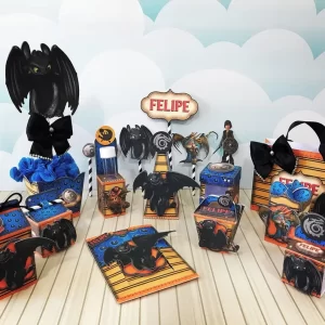 Decoracao como Treinar seu Dragao Studio