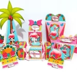 Decoracao de Aniversario Flamingo Studio