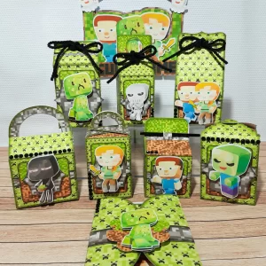 Decoração de Festa Minecraft Studio e Pdf