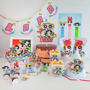 Decoração de Festa das Meninas Super Poderosas