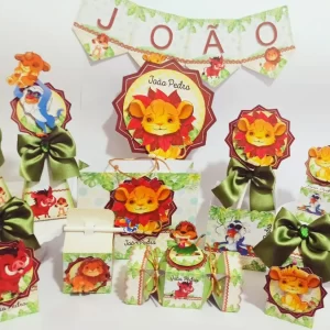 Festa Aniversario Rei Leão Cute Studio e Pdf