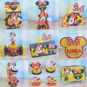 Festa Decoração da Minnie Studio e Pdf