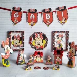 Festa Minnie Vermelha Studio, Png e Pdf