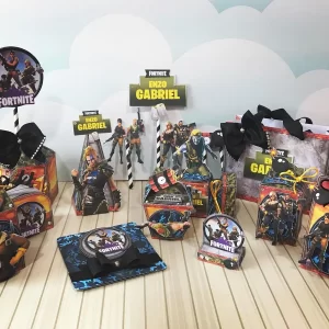 Festa Pronta Fortnite Studio, Png e Pdf