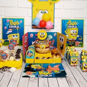 Festa Tema Bob Esponja Studio e Pdf