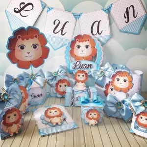 Festa Tema Leãozinho Studio, Png e Pdf