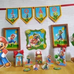 Festa Tema Mario Bros Studio, Png e Pdf
