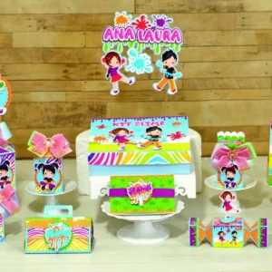 Festa Tema Slime Simples Studio e Pdf