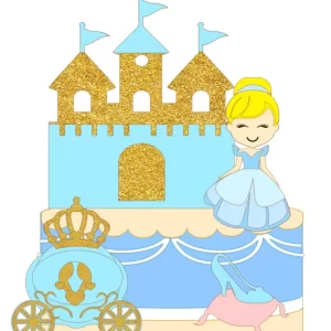 Festa Tema Topo Bolo Cinderela Studio