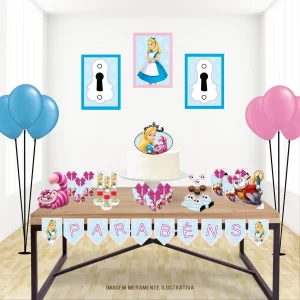 Festa Tema da Alice no Pais das Maravilhas