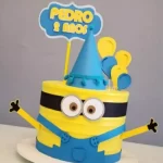 Festa Topo de Bolo Minions 3d Studio