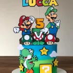 Festa Topo de Bolo Super Mario Studio