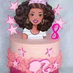 Festa Topo de Bolo da Barbie Rosa Studio