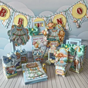 Lembranças Tema Circo Studio, Png e Pdf