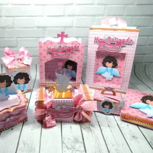 Mesa Enfeitada Para Batizado Studio e Pdf