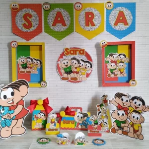 Painel Turma da Mônica Studio, Png e Pdf