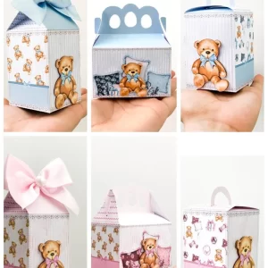 Silhouette Tema Chá de Revelação Ursinhos Studio