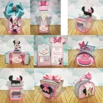 Tema Minnie Confeiteira Studio, Png e Pdf